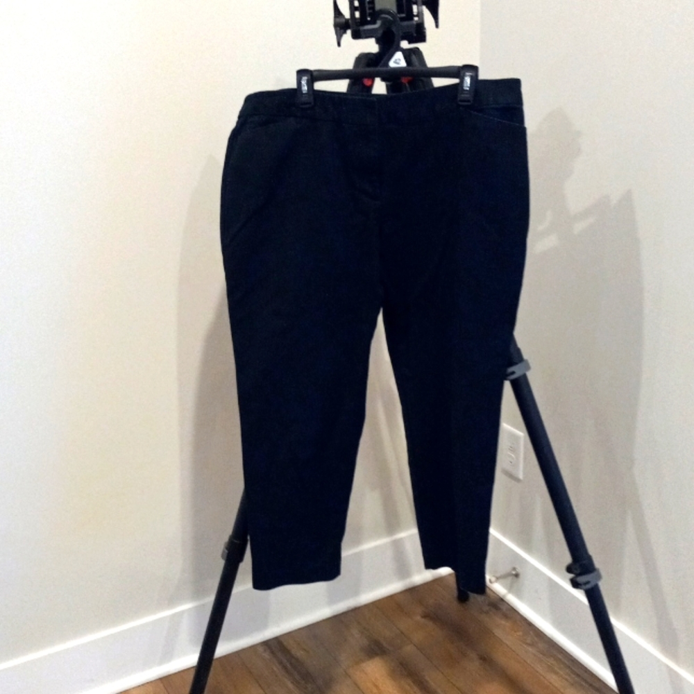 Emma Ankle Pants. Women's Size 18. Black.